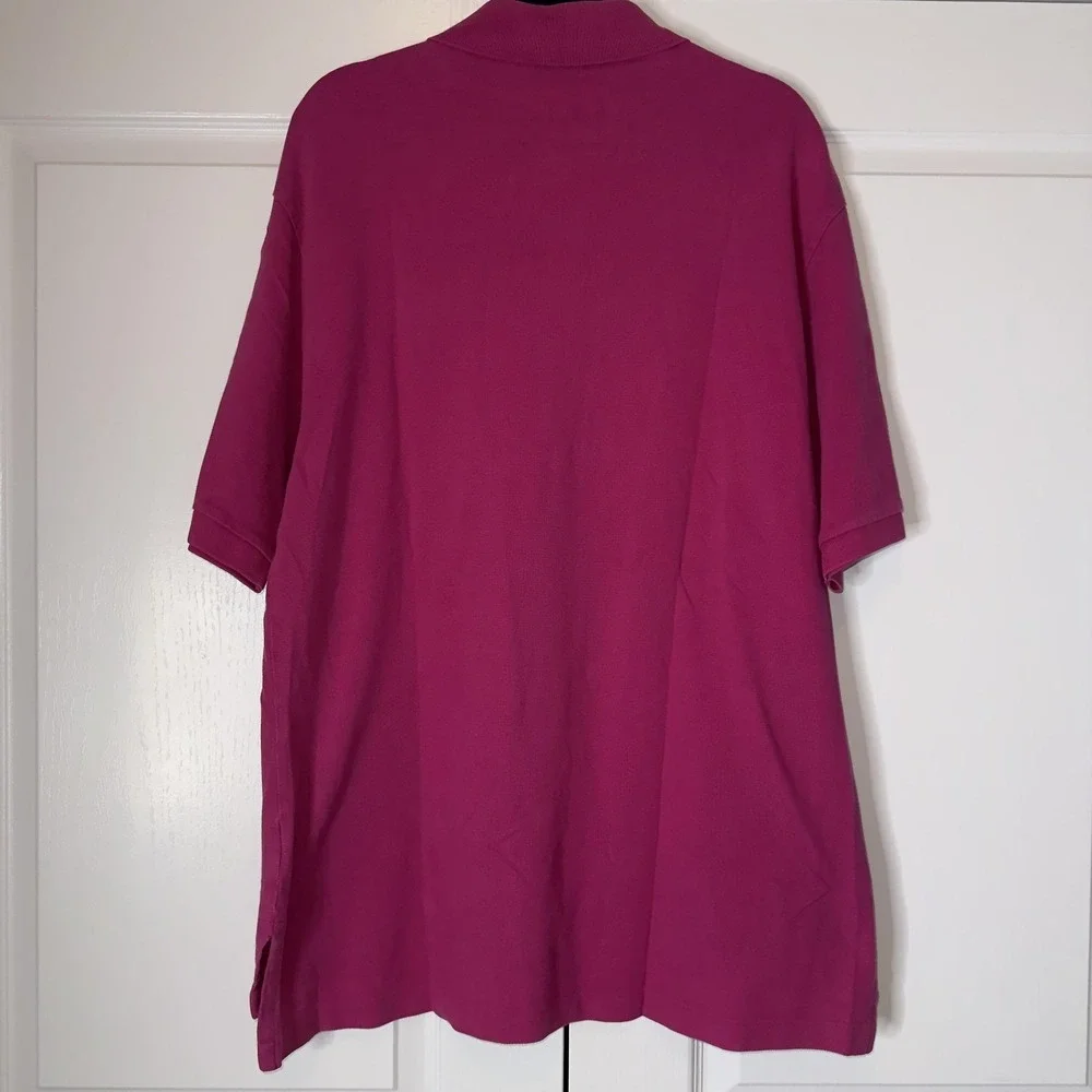 Polo Ralph Lauren Polo Shirt Mens LT Pink Big & Tall Cotton Knit Logo Casual